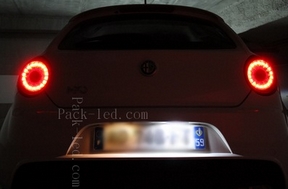 Pack LED plaque arrière pour Fiat
